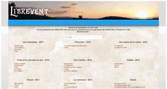 Desktop Screenshot of librevent.com
