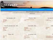 Tablet Screenshot of librevent.com